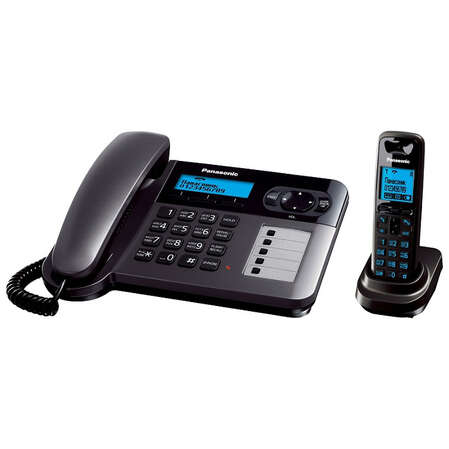 Радиотелефон Panasonic KX-TG6451RUT темно-серый