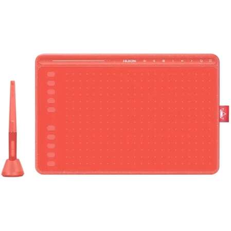 Графический планшет Huion HS611 Coral Red