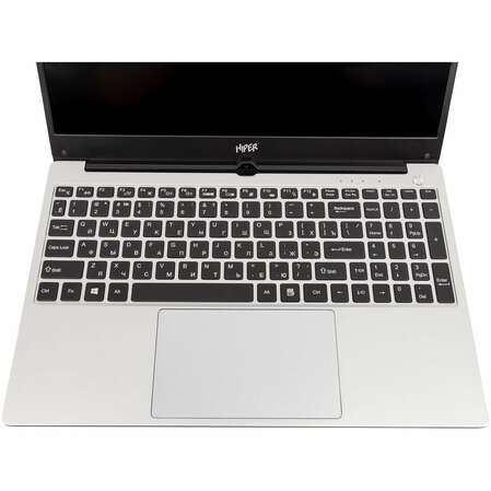 Ноутбук Hiper WorkBook Q15UHR Core i3 10110U/8Gb/256Gb SSD/15.6" FullHD/DOS Silver