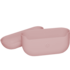 Чехол силиконовый Brosco для Apple AirPods Pro темно-розовый