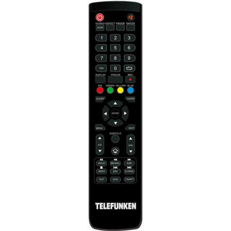 Телевизор 24" Telefunken TF-LED24S05T2S (HD 1366x768, Smart TV) чёрный