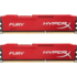 Модуль памяти DIMM 8Gb 2x4Gb KIT DDR3 PC15000 1866MHz Kingston HyperX Fury Red Series (HX318C10FRK2/8)