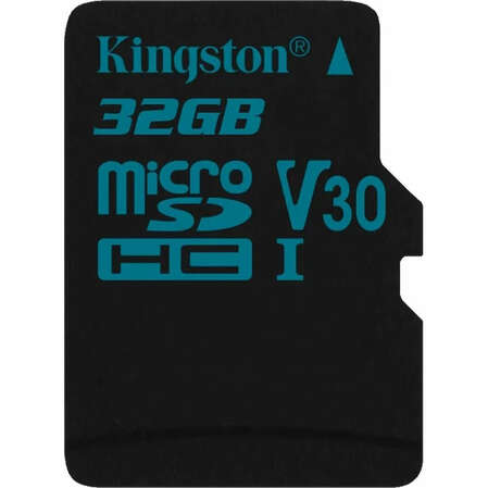 Карта памяти Micro SecureDigital 32Gb Kingston Canvas Go SDHC class 10 UHS-I (SDCG2/32GBSP)