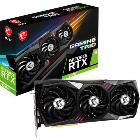 Видеокарта MSI GeForce RTX 3080 Ti 12288Mb, Gaming X Trio (RTX 3080 Ti Gaming X Trio 12G) 1xHDMI, 3xDP, Ret