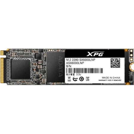 Внутренний SSD-накопитель 512Gb A-Data XPG SX6000 Lite ASX6000LNP-512GT-C M.2 2280 PCIe NVMe 3.0 x4