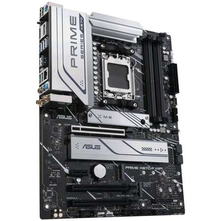 Материнская плата ASUS Prime X670-P-CSM X670 Socket AM5 4xDDR5, 6xSATA3, RAID, 3xM.2, 3xPCI-E16x, 7xUSB3.2, 1xUSB3.2 Type C, DP, HDMI, 2.5Glan, ATX