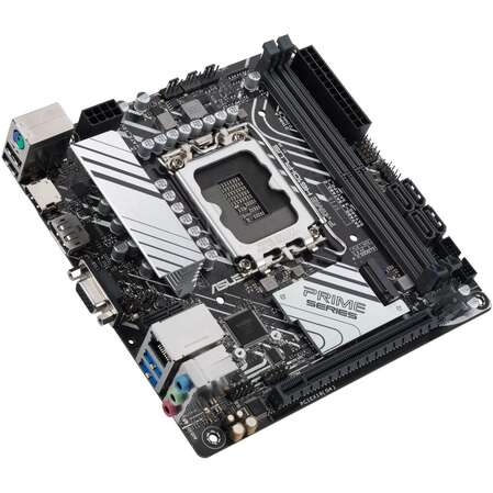Материнская плата ASUS Prime H610I-Plus-CSM H610 Socket-1700 2xDDR5, 4xSATA3, 1xM.2, 1xPCI-E16x, 2xUSB3.2, D-Sub, DP, HDMI, Glan, mini-ITX