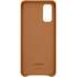 Чехол для Samsung Galaxy S20 SM-G980 Leather Cover коричневый