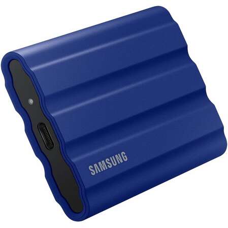 Внешний SSD-накопитель 2Tb Samsung T7 Shield MU-PE2T0R (SSD) USB 3.2 Type C Синий