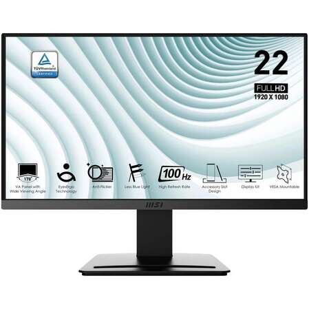 Монитор 22" MSI PRO MP223 VA 1920x1080 1ms HDMI, VGA