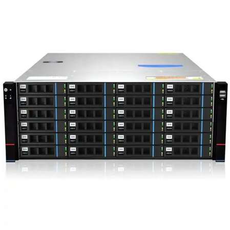 Корпус Gooxi RMC4124-670-HSE-D 4U 24bay chassis ,Expander backplane rear 2*2.5"SAS/SATA 1300W 1+1 EU power cables rail kit