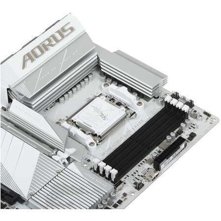 Материнская плата Gigabyte B650E AORUS Elite X AX Ice Socket-AM5 AMD B650E 4xDDR5, 4xSATA3, RAID, 3xM.2, 3xPCI-E16x, 7xUSB3.2, 1xUSB3.2 Type C, HDMI, WiFi, 2.5Glan, ATX