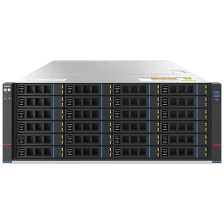 Платформа Gooxi SR401-D24RE-G2 AMD Genoa 4U Expander Backplane 24_2.5/3.5 SAS/SATA Hard Drive Bay Server Barebone + 800W батарейка CR2032 не установлена