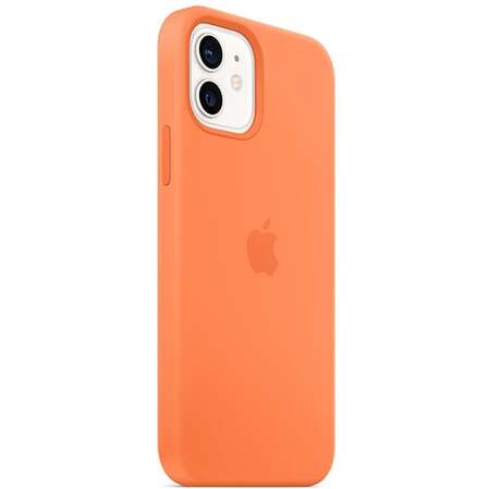 Чехол для Apple iPhone 12\12 Pro Silicone Case with MagSafe Kumquat