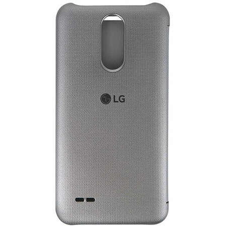 Чехол для LG K7 (2017) X230 LG FlipCover case, серебристый 
