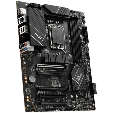Материнская плата MSI Pro B760-P II B760 Socket-1700 4xDDR5, 4xSATA3, 2xM.2, 5xPCI-E16x, 2xUSB3.2, 1xUSB3.2 Type C, DP, HDMI, 2.5Glan, ATX