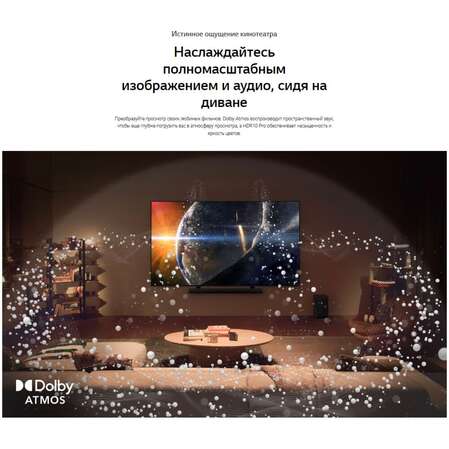 Телевизор 65" LG 65QNED91T6A.ARUG 2024 (4K UHD 3840x2160, Smart TV) черный (EAC)