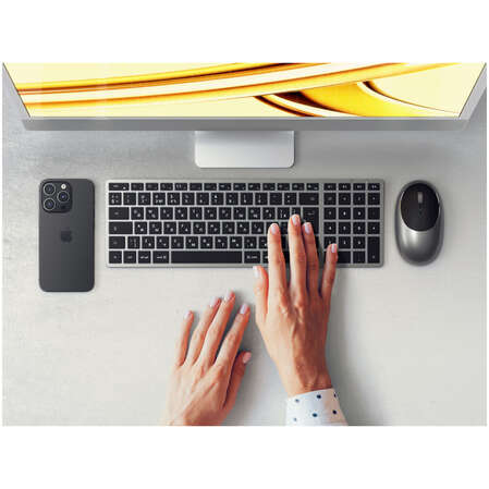 Клавиатура Satechi Slim X2 Bluetooth ST-BTSX2M-RU Space Grey