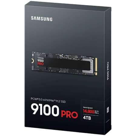 Внутренний SSD-накопитель 4000Gb Samsung 9100 Pro (MZ-VAP4T0BW) M.2 2280 PCI-E 5.0 x4