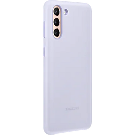 Чехол для Samsung Galaxy S21+ SM-G996 Smart LED Cover фиолетовый