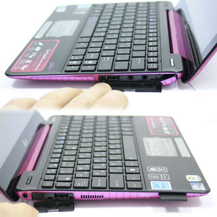 Нетбук Asus EEE PC 1008P (9P) Hot Pink/Peach Atom-N550/2G/250G/10"/WiFi/BT/5800mAh/Win7 Starter