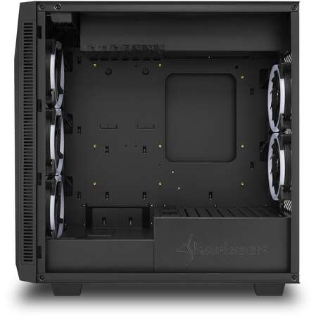Корпус ATX Miditower Sharkoon REV200 Tempered Glass RGB Led Black