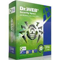 Антивирус Dr.Web Security Space (3 ПК на 1 год)