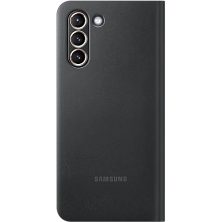 Чехол для Samsung Galaxy S21 SM-G991 Smart LED View Cover чёрный