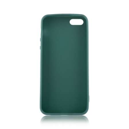 Чехол для Apple iPhone 5\5S\SE Brosco Colourful темно-зеленый