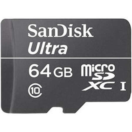 Micro SecureDigital 64Gb SanDisk Ultra microSDXC class 10 UHS-1 (SDSDQL-064G-G35)