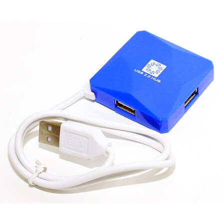4-port USB2.0 Hub 5bites HB24-202BL Синий