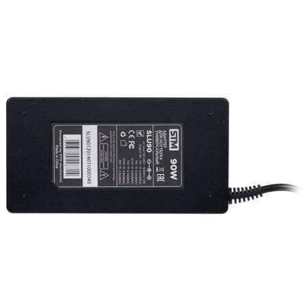 Адаптер питания STM автомобильный для ноутбуков SLU90, 90W, USB (2.1A) Slim design+micro charger USB (MCM1)