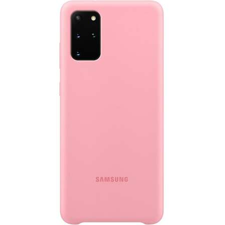 Чехол для Samsung Galaxy S20+ SM-G985 Silicone Cover розовый