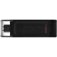 USB Flash накопитель 256GB Kingston DataTraveler 70 (DT70/256GB) USB Type C Черный