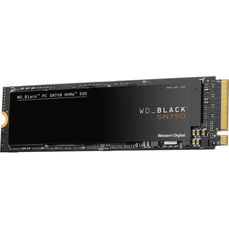 Внутренний SSD-накопитель 500Gb Western Digital Black SN750 (WDS500G3X0C) M.2 2280 PCIe NVMe 3.0 x4