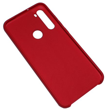 Чехол для Xiaomi Redmi Note 8 Brosco Softrubber красный