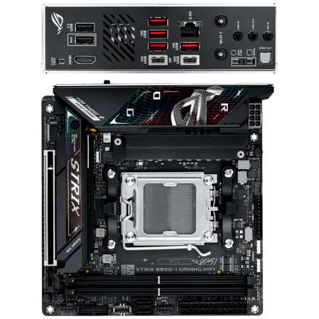 Материнская плата ASUS ROG Strix B850E-I Gaming WiFi B850 Socket AM5 2xDDR5, 2xSATA3, RAID, 2xM.2, 1xPCI-E16x, 4xUSB3.2, 2xUSB3.2 Type C, HDMI, Wi-Fi, 2.5Glan, mini-ITX