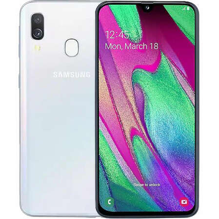 Смартфон Samsung Galaxy A40 (2019) SM-A405 64Gb белый