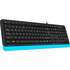 Клавиатура A4Tech Fstyler FK10 Black/Blue