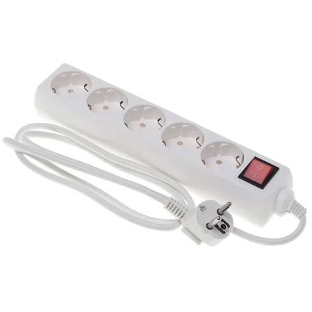 Удлинитель BURO BU-PS5.1/W 5 розеток 1.5м белый