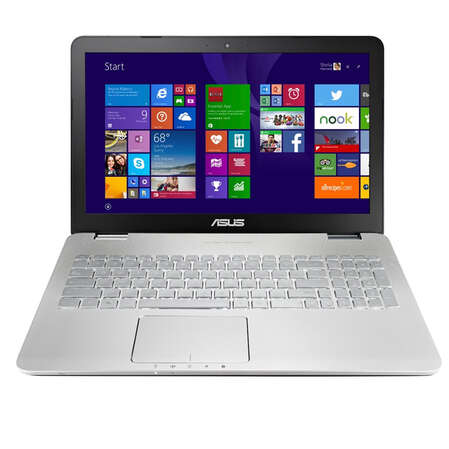 Ноутбук Asus N551JM Core i5 4200H/4Gb/1Tb/NV GTX860M 2GB/15.6"/Cam/Win8.1 Black 	