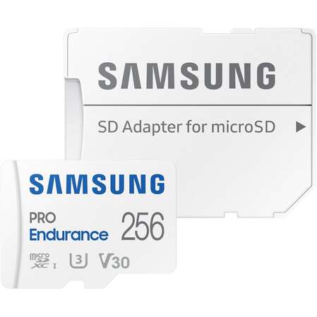 Карта памяти Micro SecureDigital 256Gb SDXC Samsung PRO Endurance class10 UHS-I U3 (MB-MJ256KA)