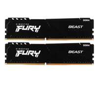 Модуль памяти DIMM 32Gb 2х16Gb DDR4 PC28800 3600MHz Kingston Fury Beast Black (KF436C18BBK2/32) 