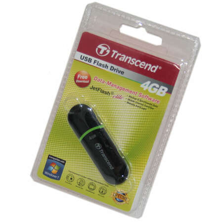 USB Flash накопитель 4GB Transcend JetFlash 300 (TS4GJF300) USB 2.0 Черный