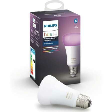 Умная лампочка Philips Hue White and Color 9W A60 E27 1 шт.