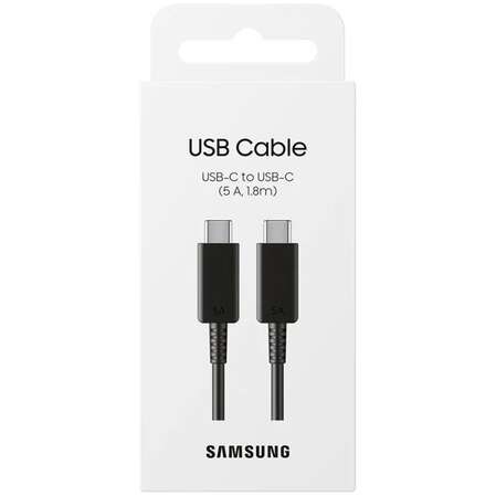 Кабель Type C - Type C 1.8m Samsung EP-DX510 100W черный