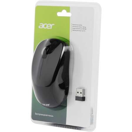Мышь беспроводная Acer OMR302 Black беспроводная