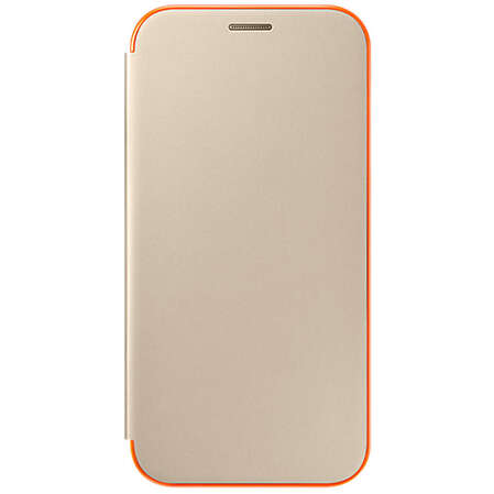 Чехол для Samsung Galaxy A7 (2017) SM-A720F Neon Flip Cover золотистый