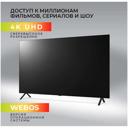 Телевизор 55" LG OLED55B4RLA.ARUG 2024 (4K UHD 3840x2160, Smart TV) черный (EAC)