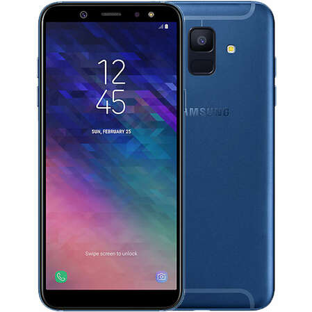 Смартфон Samsung Galaxy A6 (2018) SM-A600F синий